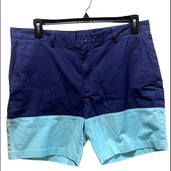Vineyard Vines Chino Shorts 36 Blue Club Preppy Golfing Beach Outdoor Men‎ - Picture 1 of 3